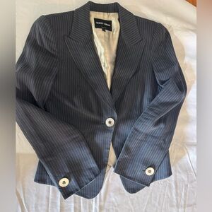 Giorgio Armani Women’s pin stripped navy pant suit size 38
